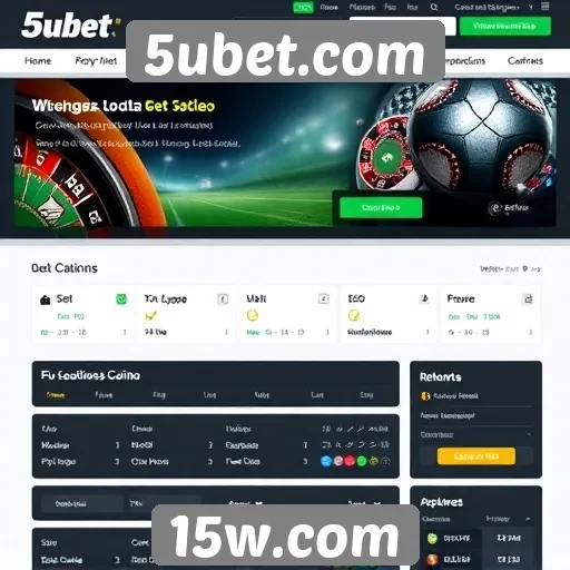 Funcionalidades inovadoras do site 5ubet.com